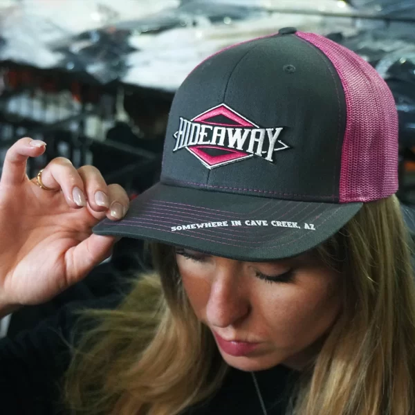 Pink Hideaway Mesh Snapback