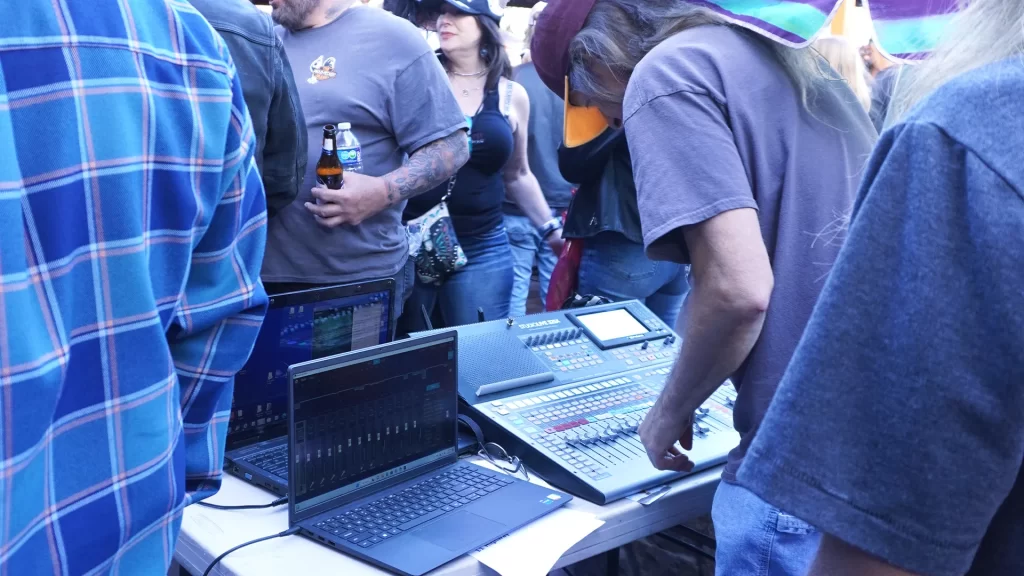 DJ at The Cave Creek Roadhouse during Cave Creek Bike Week 2025