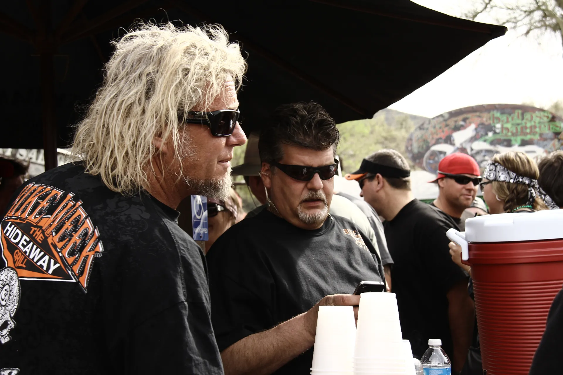 Mark Bradshaw, owner of the Hideaway Grill, during Cave Creek Bike Week 2012 / Arizona Bike Week 2012